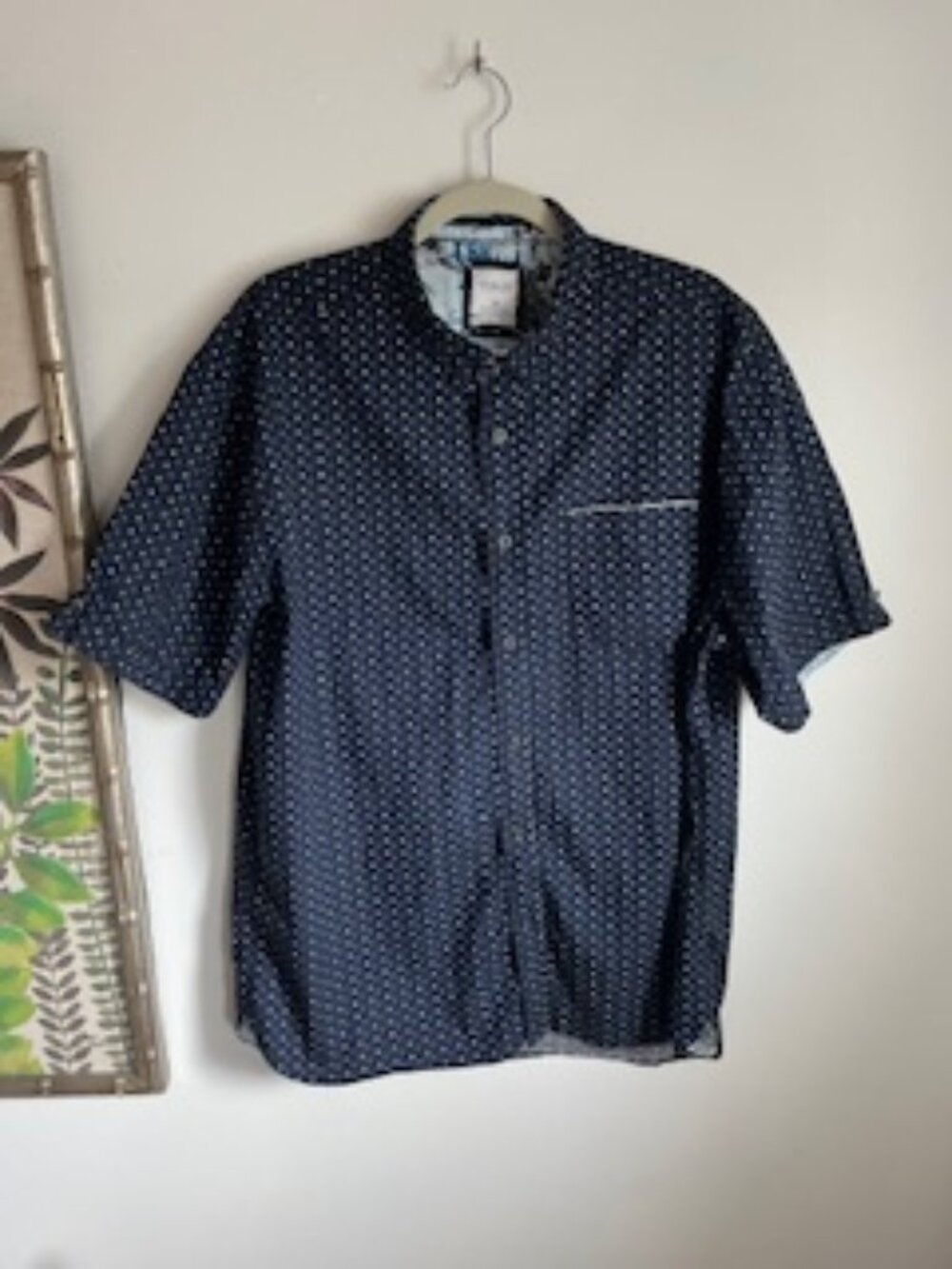 🧡3/15 Level Ten Peached Poplin Short Sleeve Shirt Men's 2XL